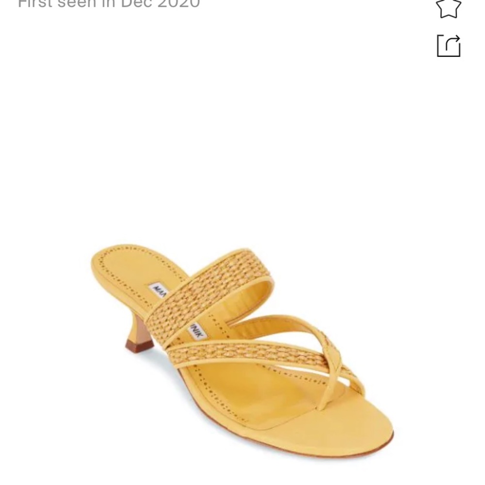 Manolo Blahnik Susa Slide Sandals